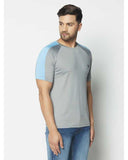 Striped Print Half Sleeves Round Neck T-shirts For Men's - Shopliyans.com