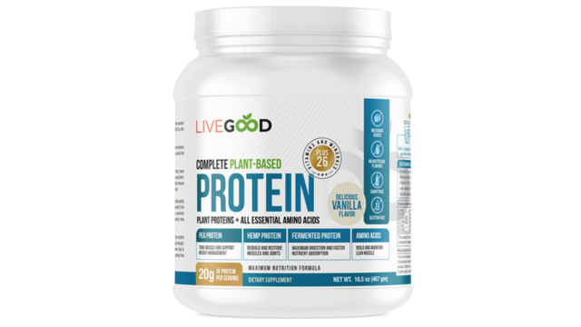 LiveGood Complete Plant-Based Protein 